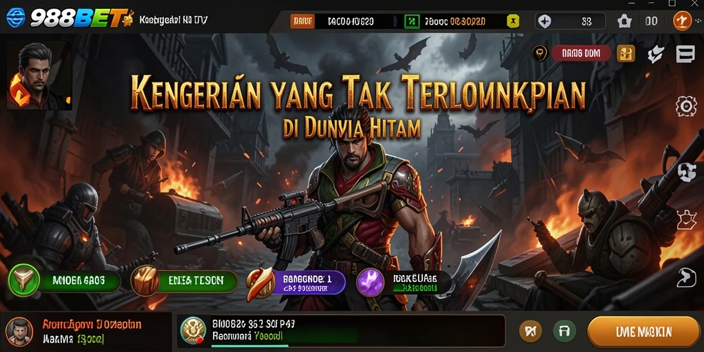 Gameplay menegangkan dengan efek suara yang mencekam.