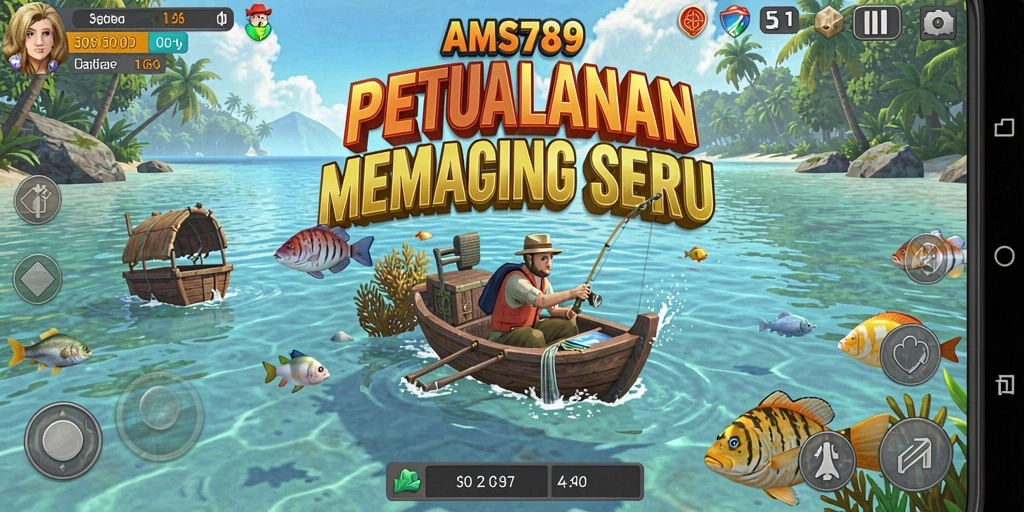 Tangkapan ikan yang epik dalam gameplay AMS789.