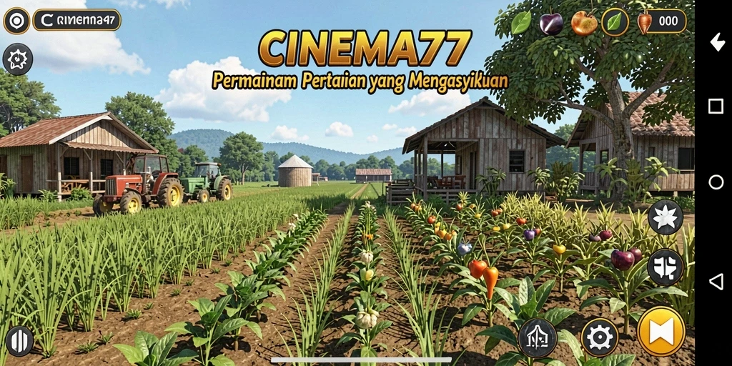Tampilan gameplay CINEMA77 yang menakjubkan dalam dunia pertanian.