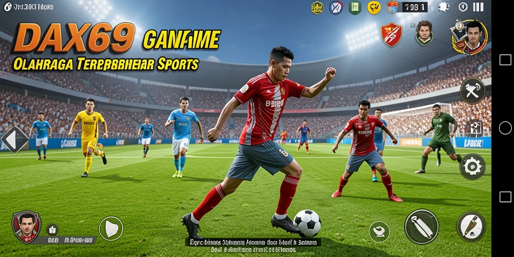 Tampilan gameplay seru di DAX69 dengan berbagai olahraga.
