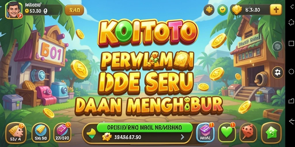 Tampilan gameplay yang menarik dari KOITOTO saat mengelola sumber daya.