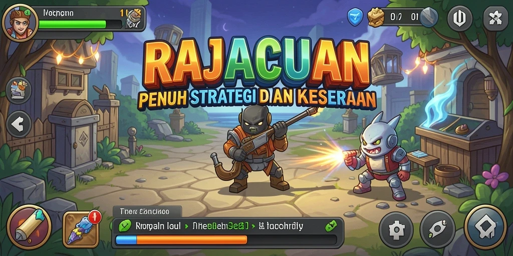 Tampilan gameplay RAJACUAN yang seru dan menarik.