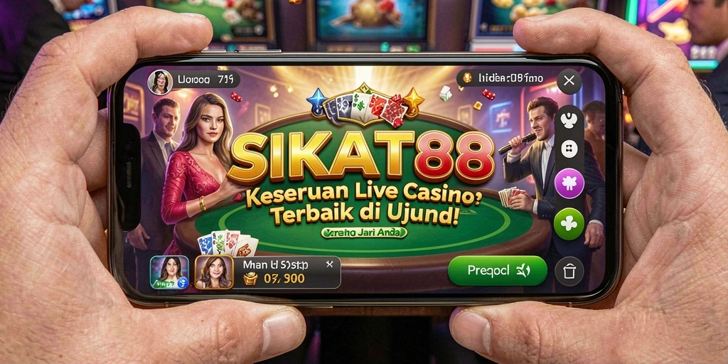 Gambaran gameplay langsung SIKAT88 dengan dealer profesional.