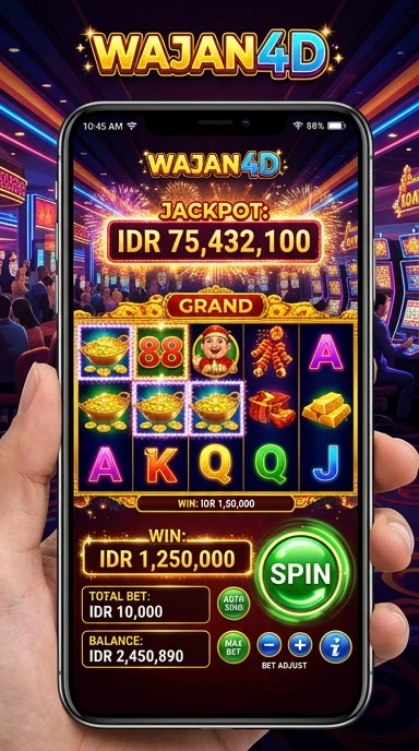 Halaman kategori aplikasi di wajan4d.
